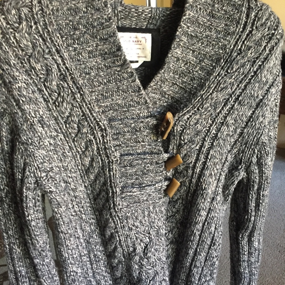Old Navy Lambswool Blend Hooded Sweater